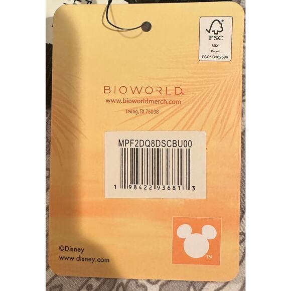 NWT Disney Bioworld Lilo and Stitch Teal Pineapple Mini Backpack - Picture 5 of 5